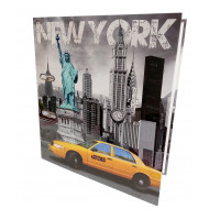 Zakladač pákový NEW YORK poloplastový 7,5cm 2ks