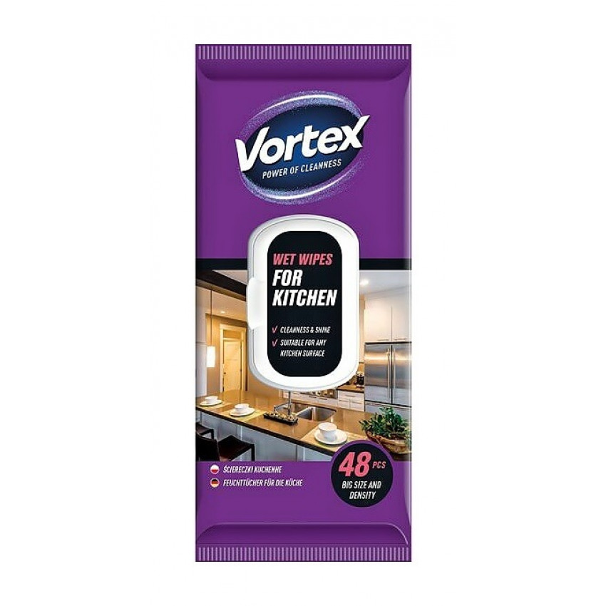Čistiace obrúsky Vortex na čistenie kuchyne 48ks