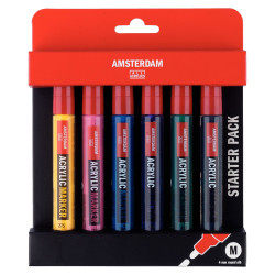 Amsterdam akrylový popisovač, 6ks