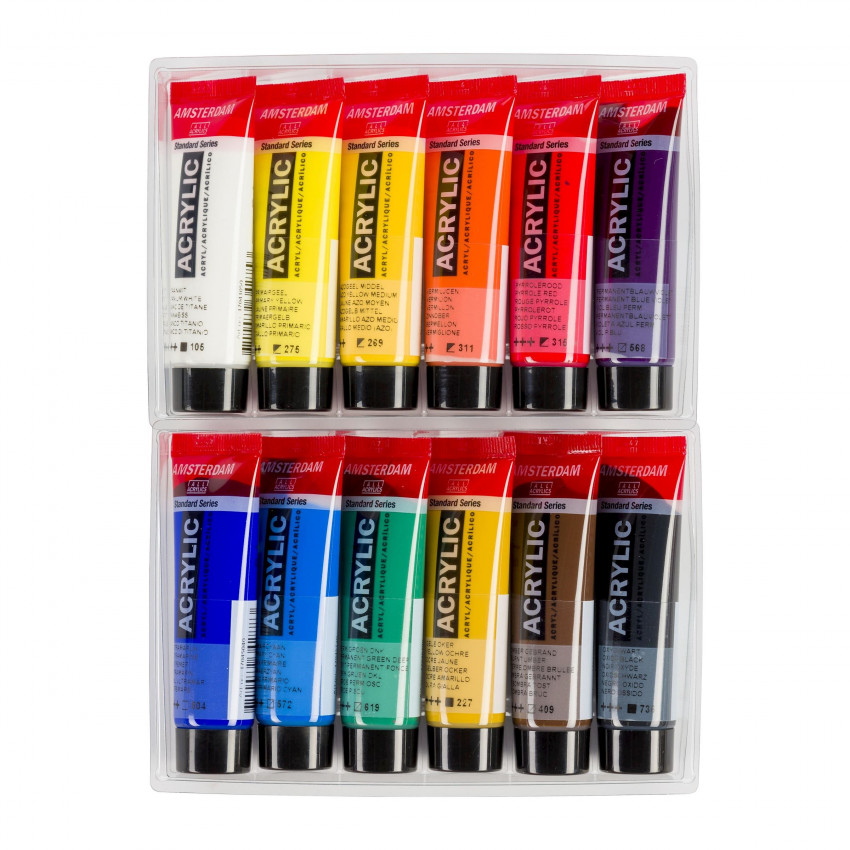 Amsterdam akrylové farby Standard Series 12x20ml