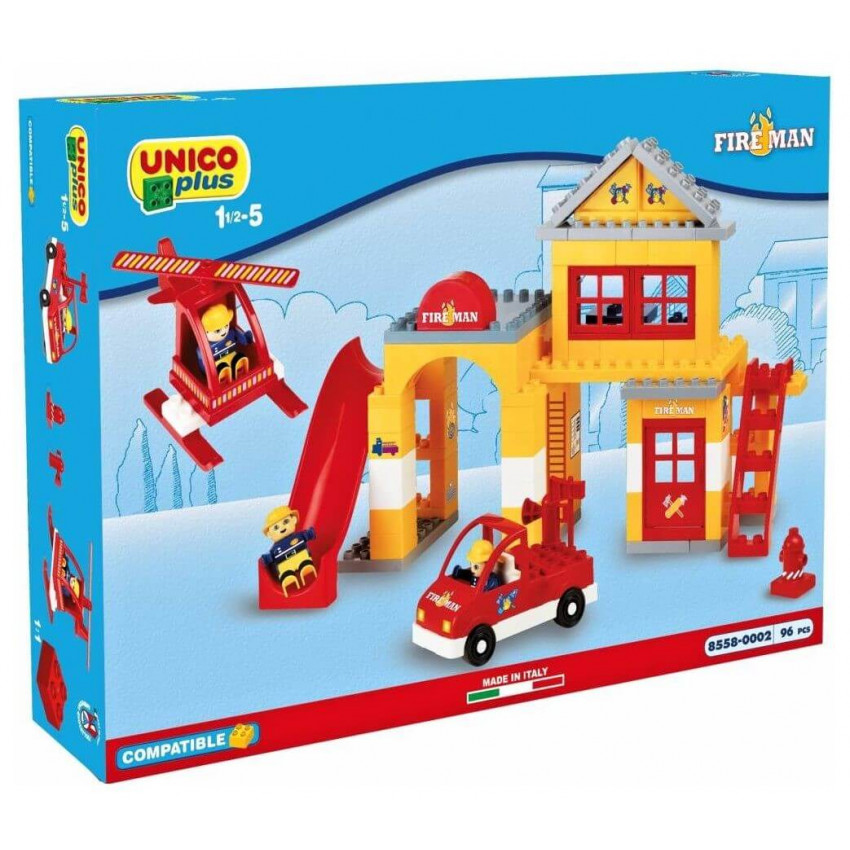 Skladačka Požiarnicka stanica Unico, skladačky 