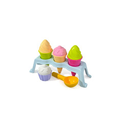 Zmrzlinové kornútky so zmrzlinou ANDRONI v stojane