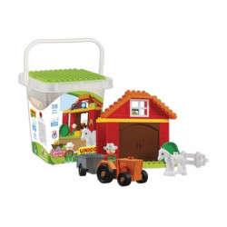 skladačky farma, duplo, pre malé deti