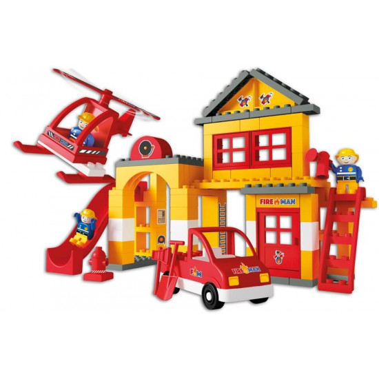 hasiči, skladačky, pre malé deti