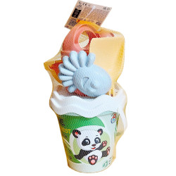 Vedierko Androni set do piesku Džungla 17cm