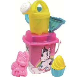 Vedierko Androni set do piesku Jednorožec 17,5cm
