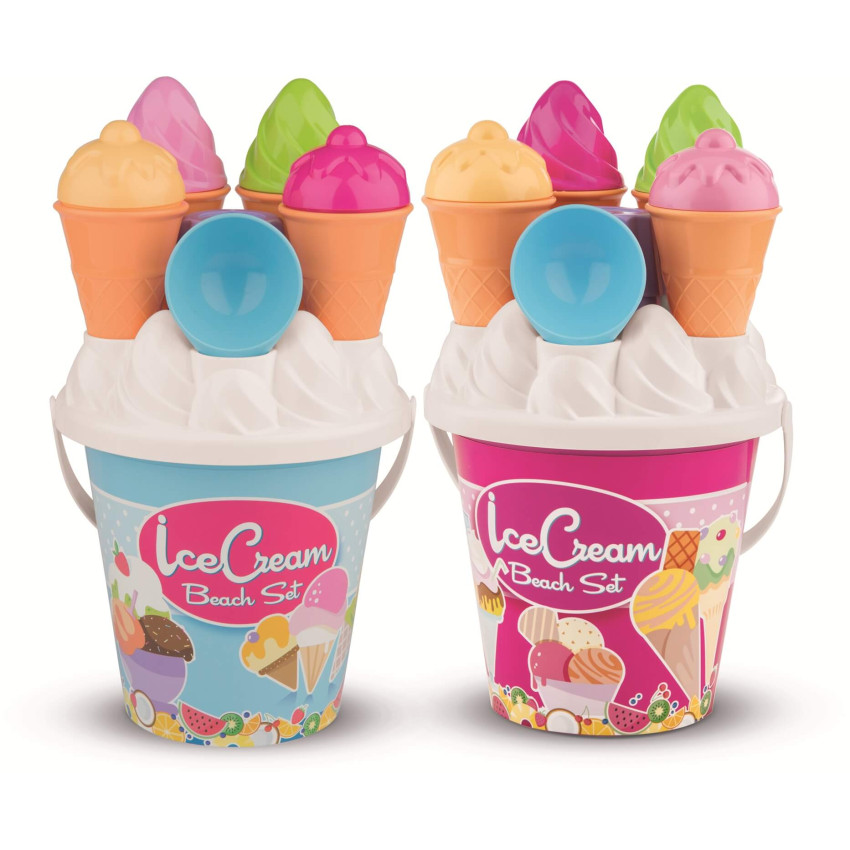 Vedierko set so zmrzlinovými kornútkami