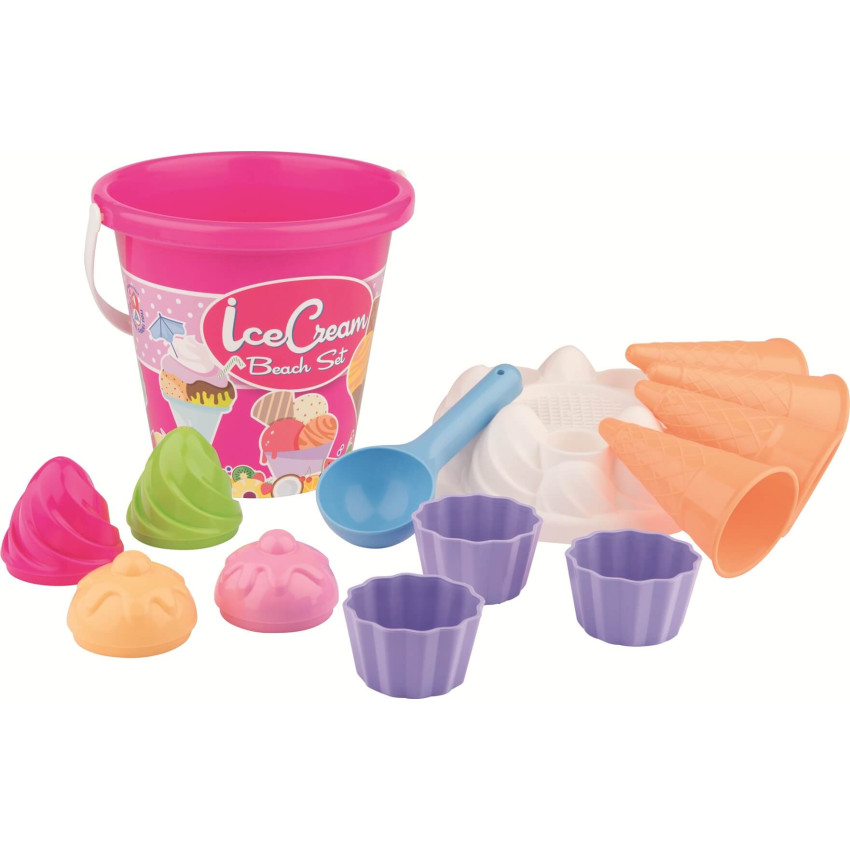 cup cake, zmrzlina, hracky do piesku