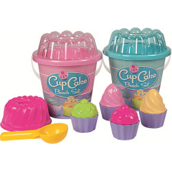 Sada do piesku Bábovka s cupcake