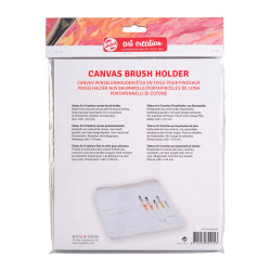 Prírodné plátno, púzdro na štetce