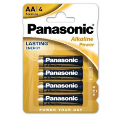 Batérie LR6 Panasonic Power alkalické 4 ks - Darček nad 60 €
