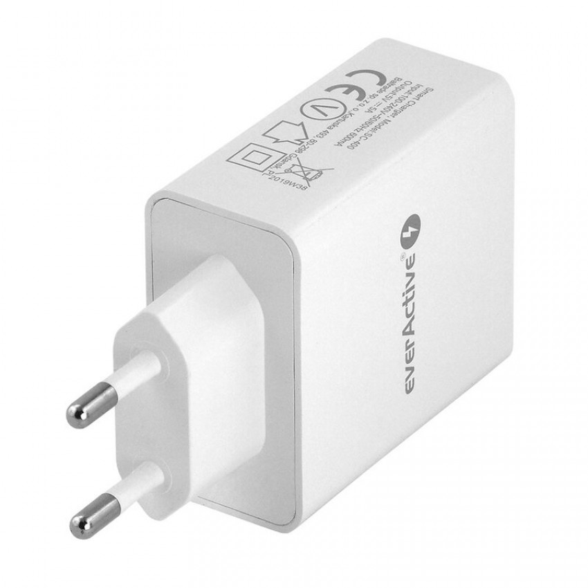 EverActive SC-400 4 x USB 5A sieťová nabíjačka