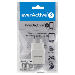 EverActive SC-200 1xUSB 2, 4A sieťová nabíjačka