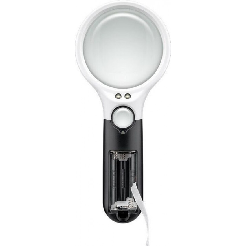 Lupa / lupa ( 1,75x / 12,25x ) na čítanie s GOOBAY 41255 LED podsvietením