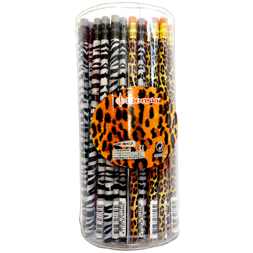 Ceruzka s gumou Bensia  zebra