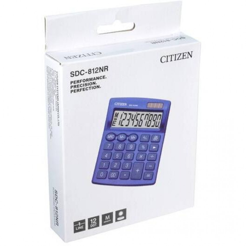 Citizen Kalkulačka12 miestna námornícka modrá