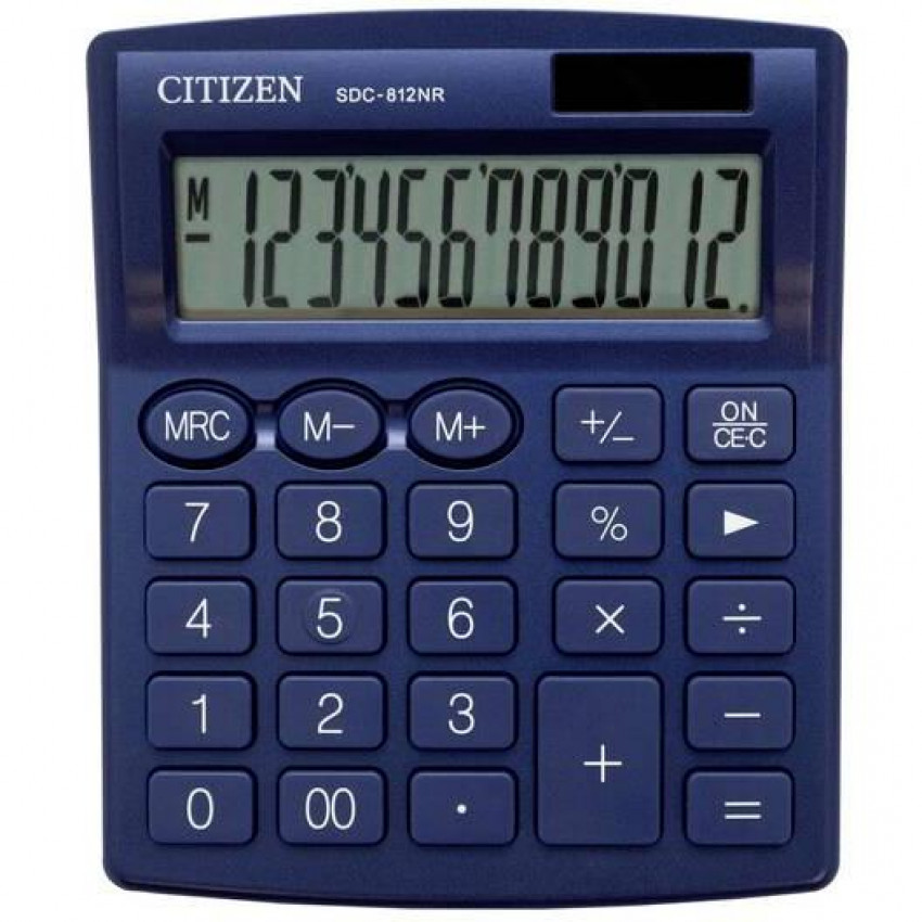 Citizen Kalkulačka12 miestna námornícka modrá