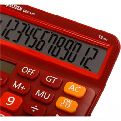 Kancelárska kalkulačka Eleven CDC-110BLE Červená