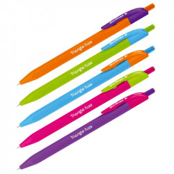 Gulôčkové pero Berlingo, 0,7 mm, Triangle Fuze RT, modré 40ks