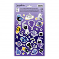 Samolepky MESHU 12x21cm, 13 nálepiek mačka