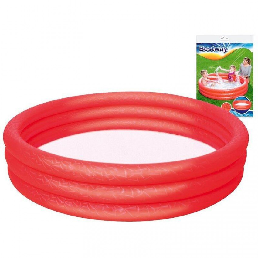 Bestway Bazén 122 x 25cm červený