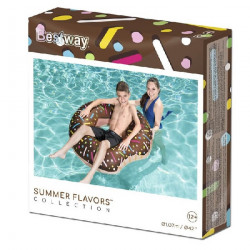 Bestway Nafukovacie koleso 107 cm donutka hnedá