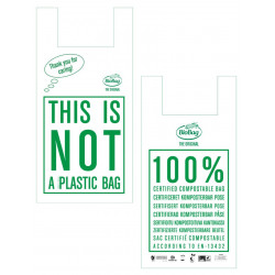 Kompostovateľná taška na nákup Pevná BioBag 30ks