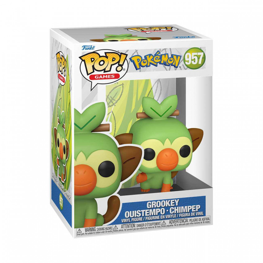 Funko POP Games: Pokemon S14 - Grookey (EMEA) 957