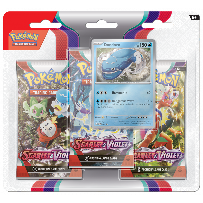 Pokémon TCG: SV01 - 3 Blister Booster