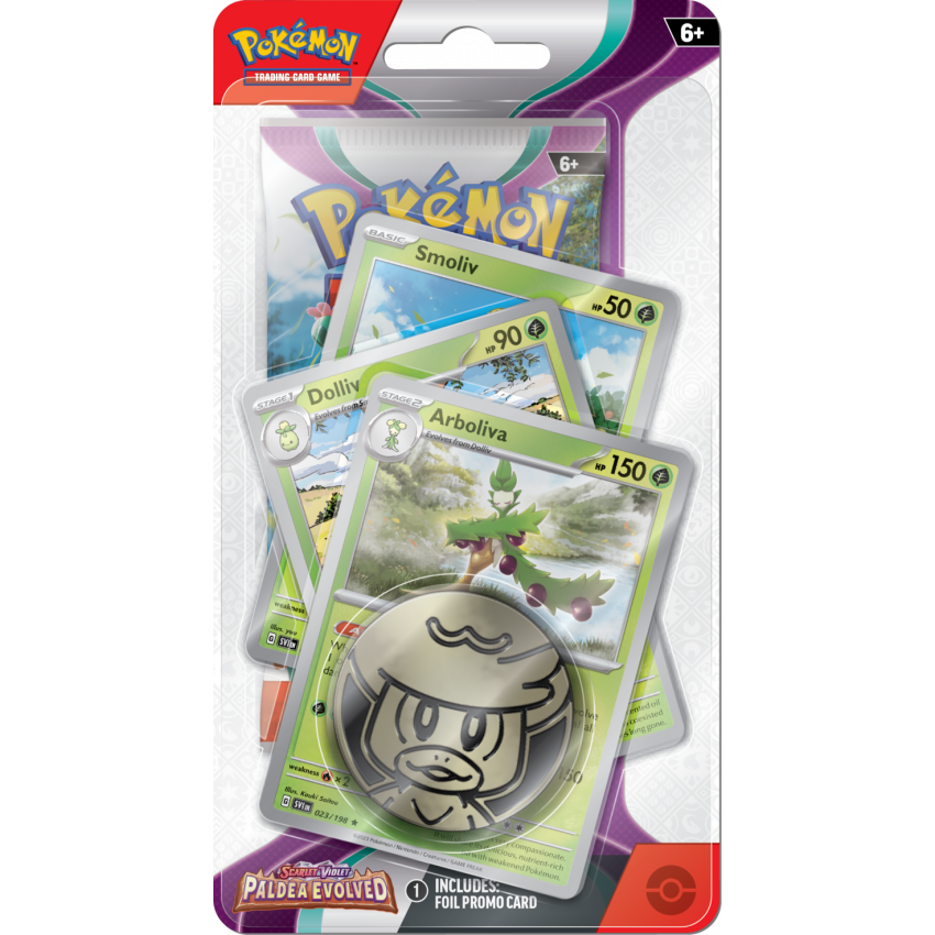 Pokémon TCG: SV02 Paldea Evolved - Premium Checklane Blister Pokémon TCG: SV02 Paldea Evolved - Premium Checklane Blister