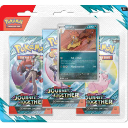 Pokémon TCG: SV09 Journey Together - 3 Blister Booster