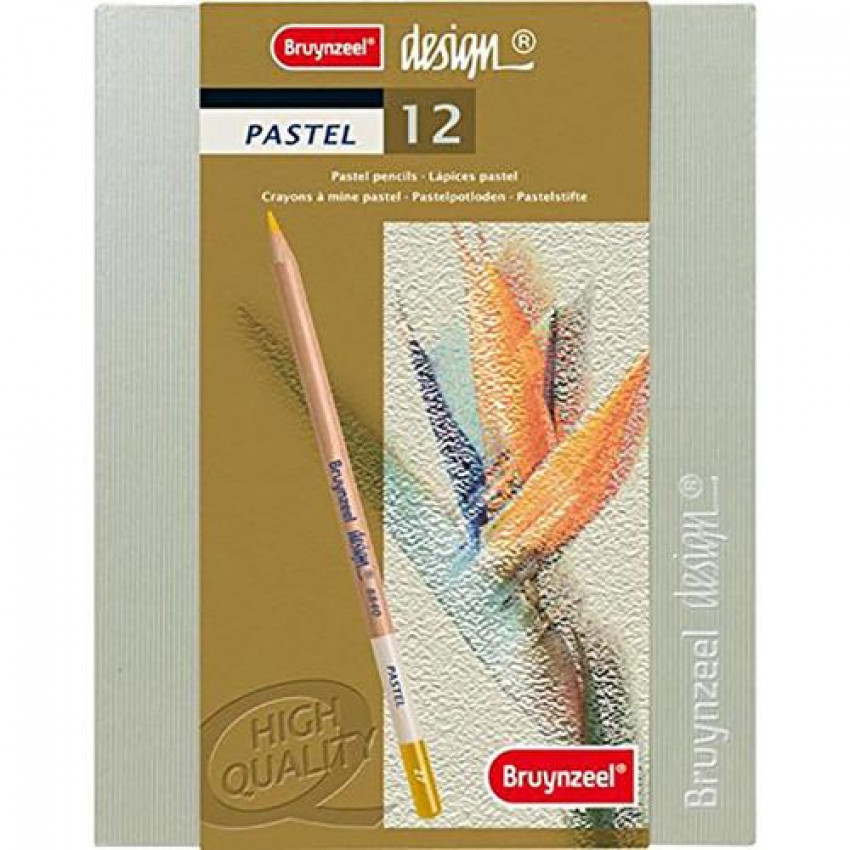 Bruynzeel Pastelové ceruzky úložný box 12ks Bruynzeel Pastelové ceruzky úložný box 12ks
