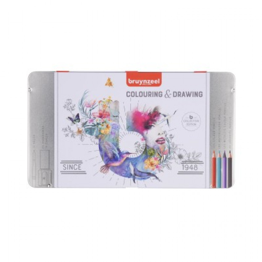 Bruynzeel farbičky nelámavé 70 ks