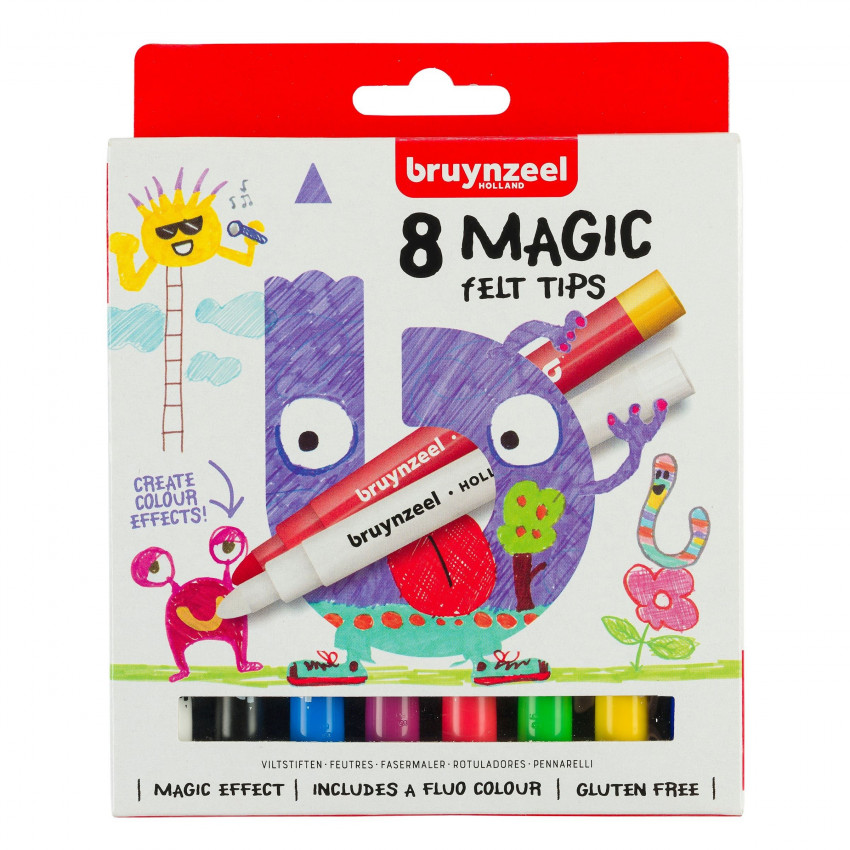 Bruynzeel Sada magických prefarbovacích fixiek 8 
