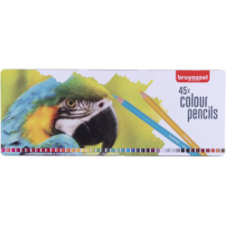 Bruynzeel Parrot sada farbičiek, 45ks