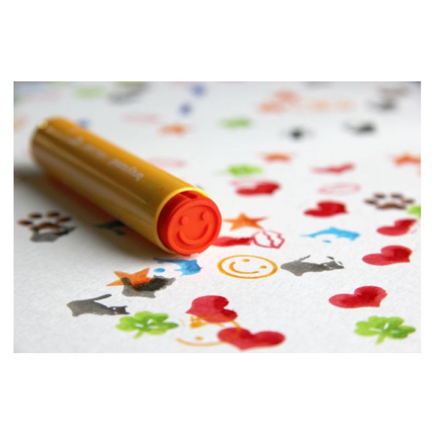 Bruynzeel Kids Super Stamp Felt Tips mega pečiatkové fixi sada, 10ks