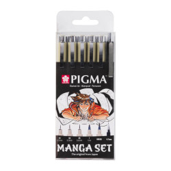 Sakura Micron Manga Pigma set 6ks