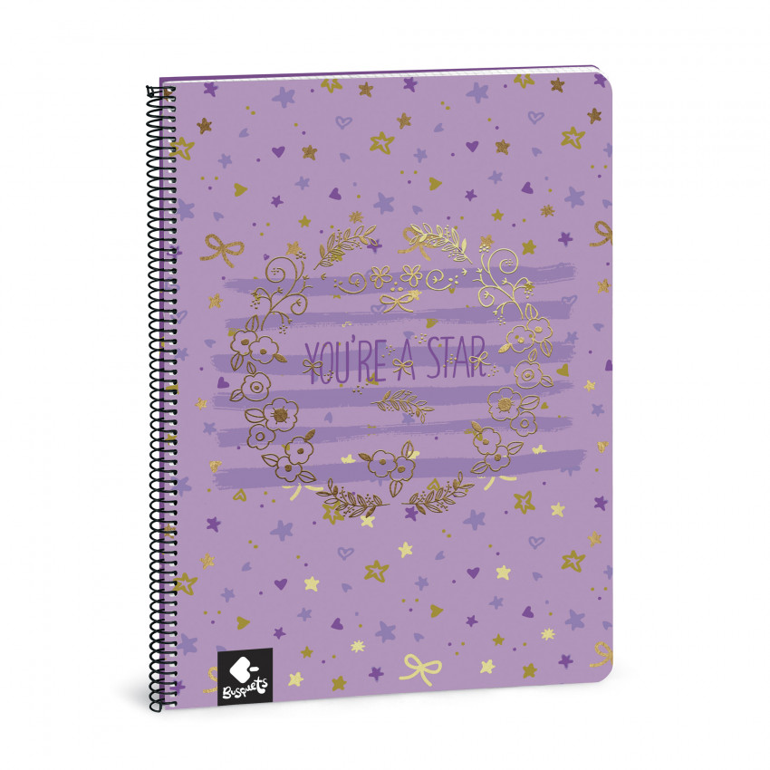 Busquets Blok špirála A4 80 listový YOURE A STAR