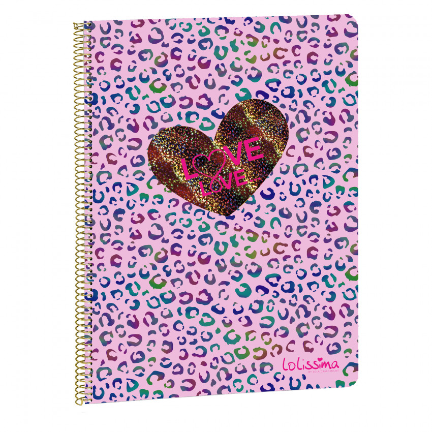 Busquets Blok špirála A4 80 listový LOVE LOVE