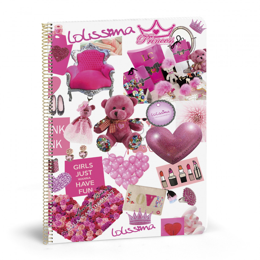 K-7241 Blok špirála A4 štvorčekový LoLissima