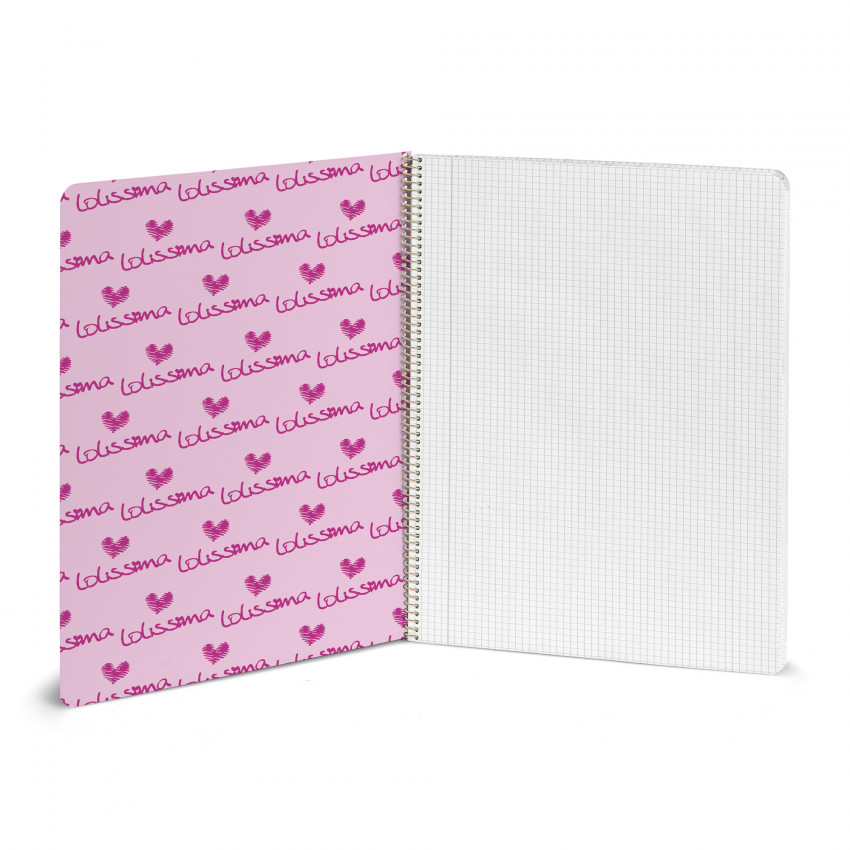 K-7241 Blok špirála A4 štvorčekový LoLissima