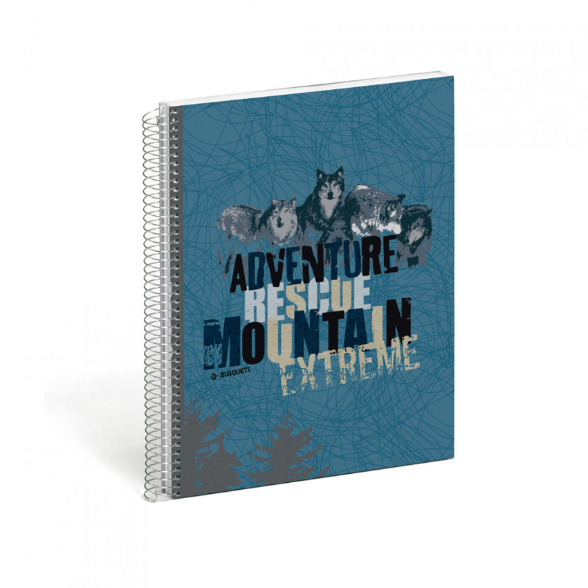 Blok špirála A5- štvorčekový-husky