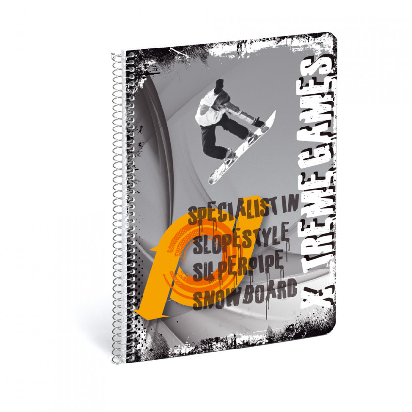 Blok špirála A5- štvorčekový- X trem