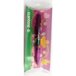  Pero kovové gulôčkové  modré