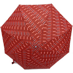 Busquets skladací dáždnik červený
