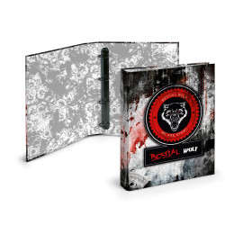 Busquets Karisblok 4-krúžkový-5 cm-Bestial Wolf