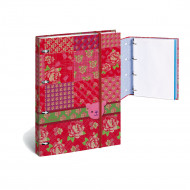 Karisblok A4 s gumičkou-červený-maco