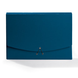 Busquets kartónový exklusiv  box s gumičkou modrý