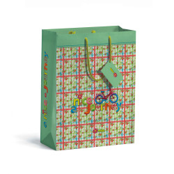 Papierová taška veľká -zelená