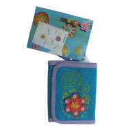 Busquets Peňaženka- by Busquets modrý kvet